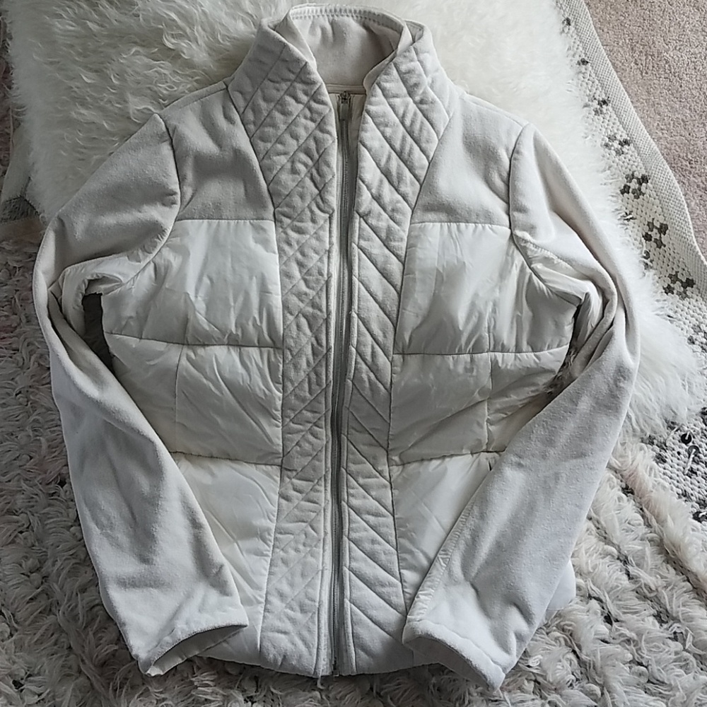 Lululemon cream jacket size 10